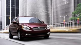 Hyundai Accent Blue 2011